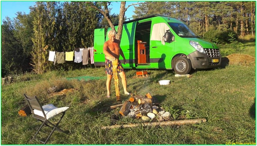 kamping houtvuur